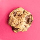 A gif of a Rebel Daughter oatmeal chocolate chunk lactation cookie