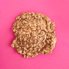 A gif of a Motherloaded Rebel Daughter oatmeal lactation cookie